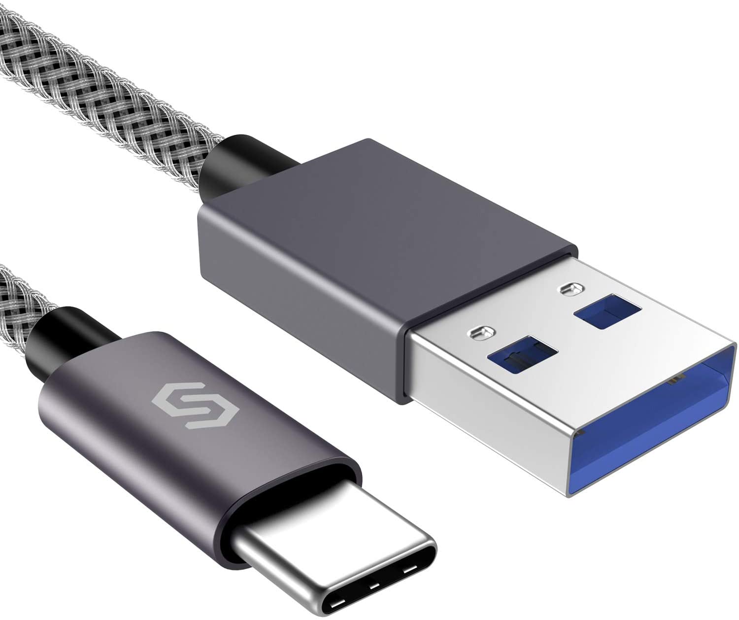 Cargador Con Cable Tipo C Carga Rapida 2 Entradas Usb