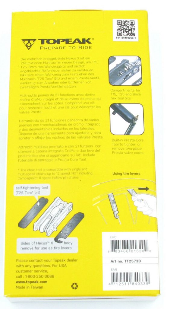Topeak Hexus X Multi-tool, Black | UK