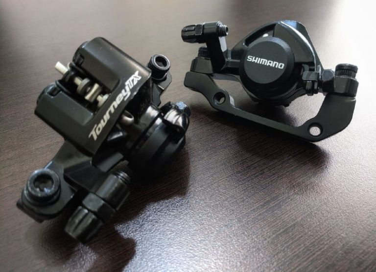 CÁLIPERS DE FRENO DE DISCO MECÁNICO SHIMANO TOURNEY TX BRTX805 Útil